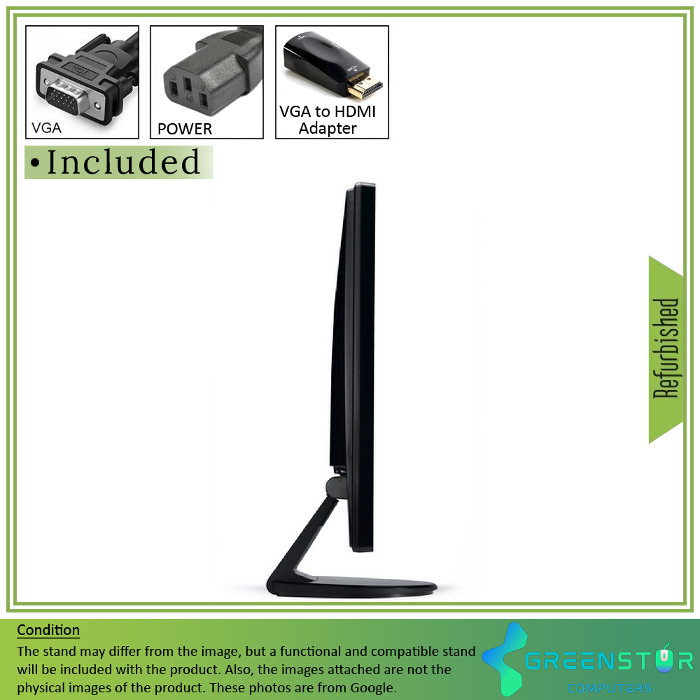 Refurbished(Good) - Asus VE Series VE278 27" Widescreen 1920x1080 FHD LED Backlight LCD TN Panel Monitor | VGA, DVI, DisplayPort, HDMI Standard