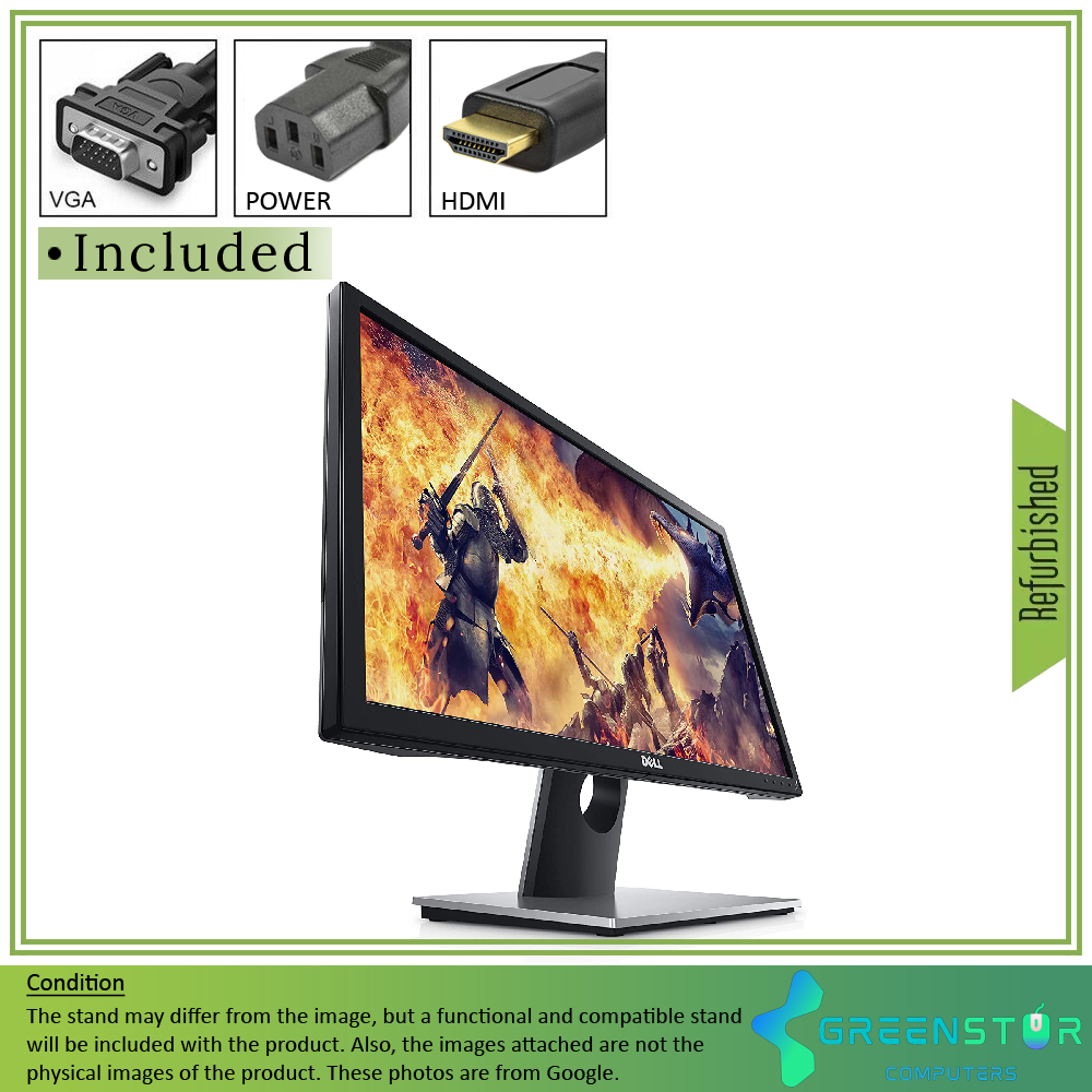 Refurbished(Good) - Dell SE2417HGX 23.6" Widescreen 1920x1080 FHD FreeSync LED Backlight LCD TN Panel Monitor | VGA, HDMI