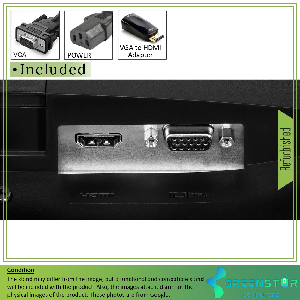 Refurbished(Good) - DELL E2318H 23" Widescreen 1920x1080 Full HD LED Backlit TN Panel Monitor