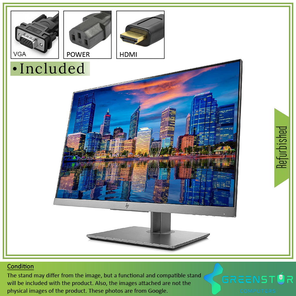 Refurbished(Good) - HP Elite Display E233 23-Inch 1920x1080 Full HD Backlit LED IPS Monitor