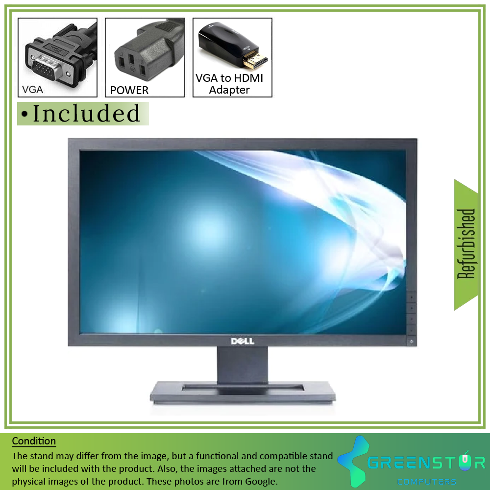 Refurbished(Good) - Dell E Series E2310HC 23" Widescreen 1920x1080 FHD LCD IPS Flat Panel Monitor | DVI-D, VGA