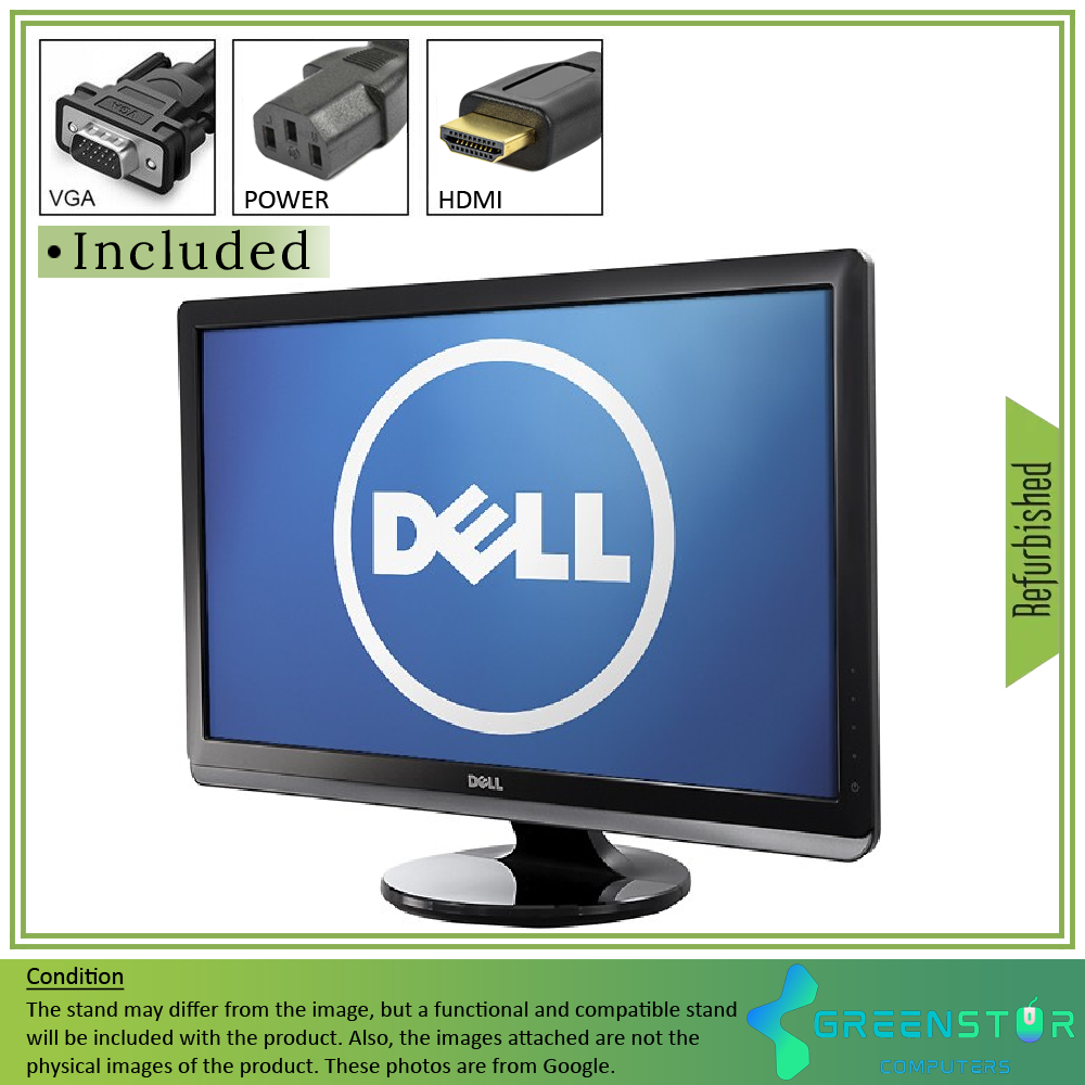 Refurbished(Good) - Dell ST2320LF 23" Widescreen 1920x1080 FHD LED Backlight LCD TN Flat Panel Monitor | VGA, DVI, HDMI