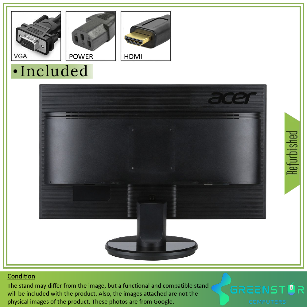 Refurbished(Good) - Acer K272HL 27" Widescreen 1920x1080 Full HD LED backlight LCD monitor