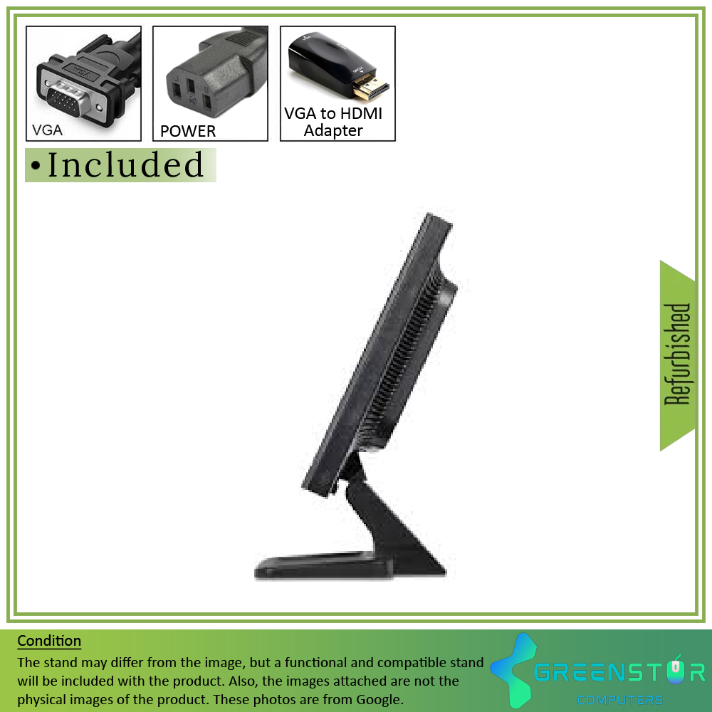 Refurbished(Good) - HP LE2001W 20" Widescreen 1600x900 HD+ LED Backlight LCD TN Flat Panel Monitor | VGA
