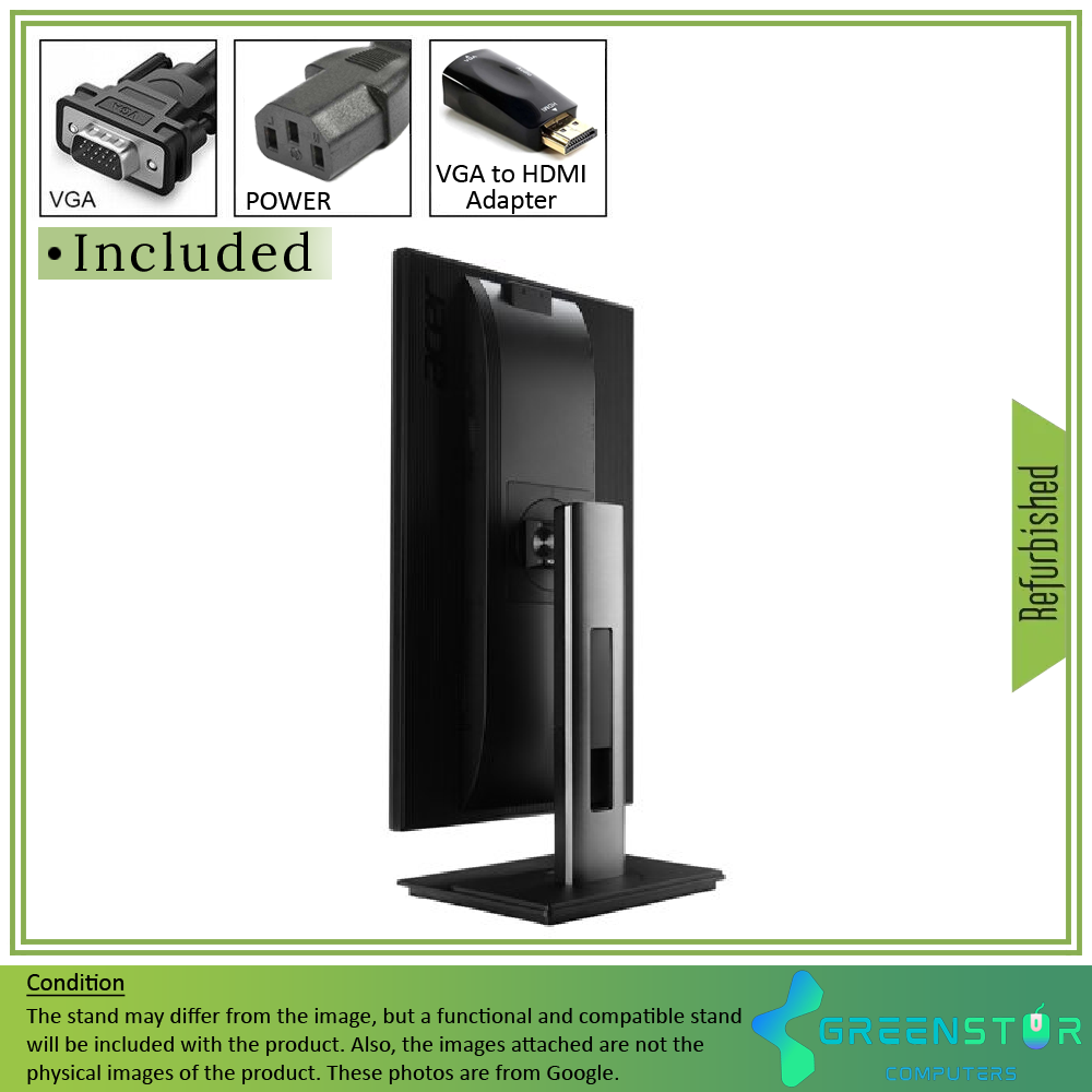 Refurbished(Good) -Acer B6 Series B236HL 23” Widescreen 1920x1080 FHD LED Backlit LCD IPS Monitor