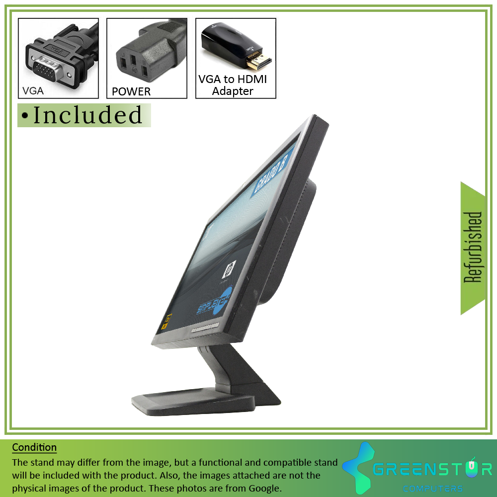 Refurbished(Good) - HP LE2001W 20" Widescreen 1600x900 HD+ LED Backlight LCD TN Flat Panel Monitor | VGA