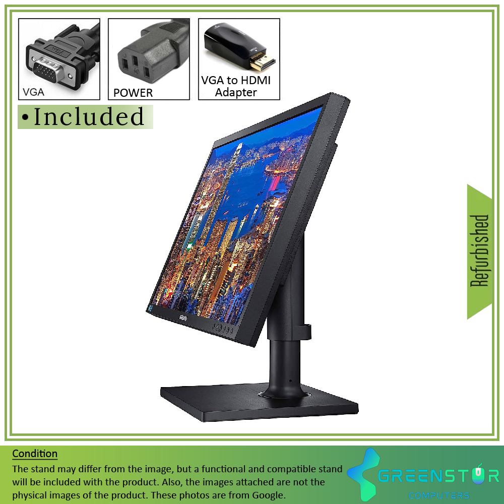 Refurbished(Good) - Samsung SE200 Series S24E200BL 24" Widescreen 1920X1080 FHD LED Backlight LCD TN Panel Monitor | VGA, DVI