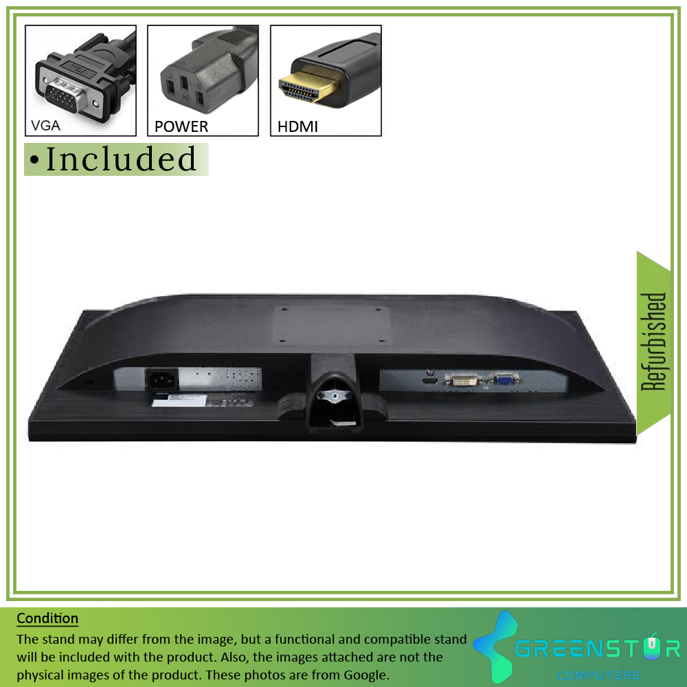 Refurbished(Good) - Acer K2 Series K242HQL 23.6" Widescreen 1920x1080 FHD LED Backlight LCD TN Panel Monitor | VGA , HDMI, DVI