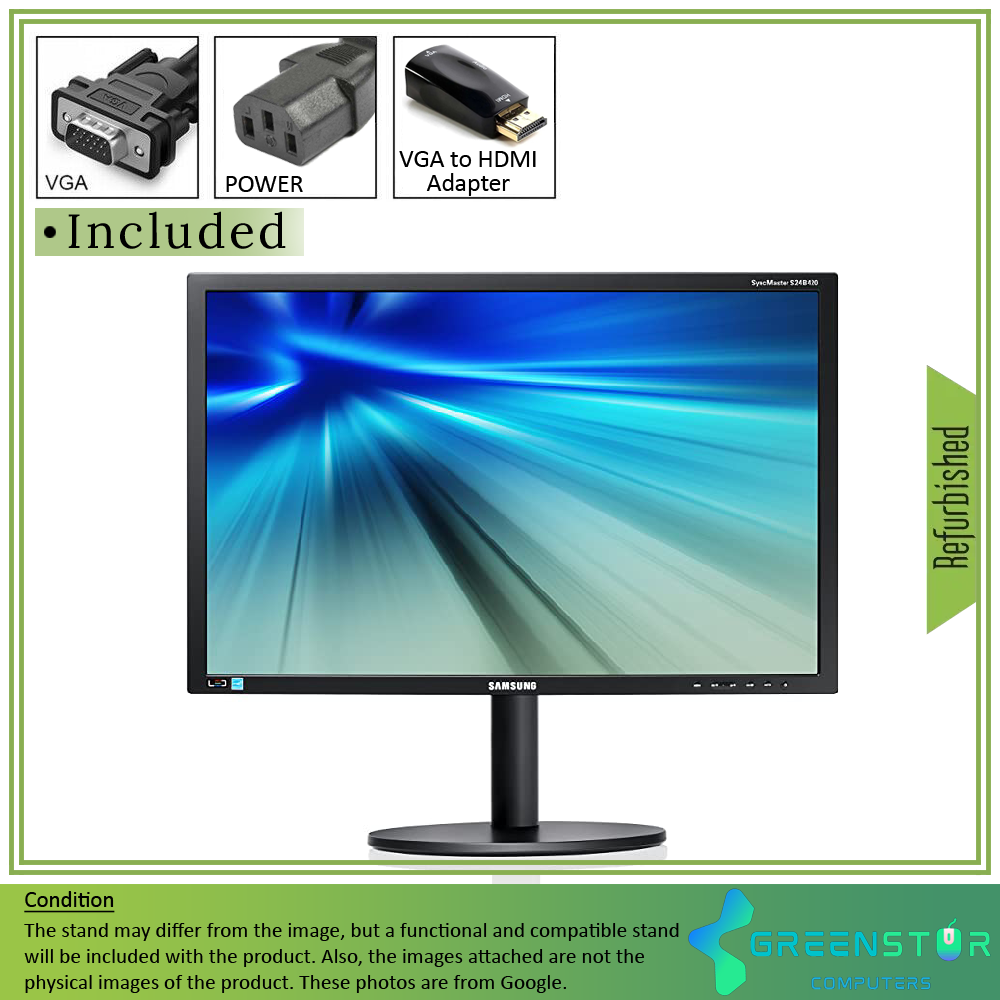 Refurbished(Good) - Samsung S19B420M 420 Series 18.5" 1366x768 Widescreen Business LED Blacklight LCD Monitor