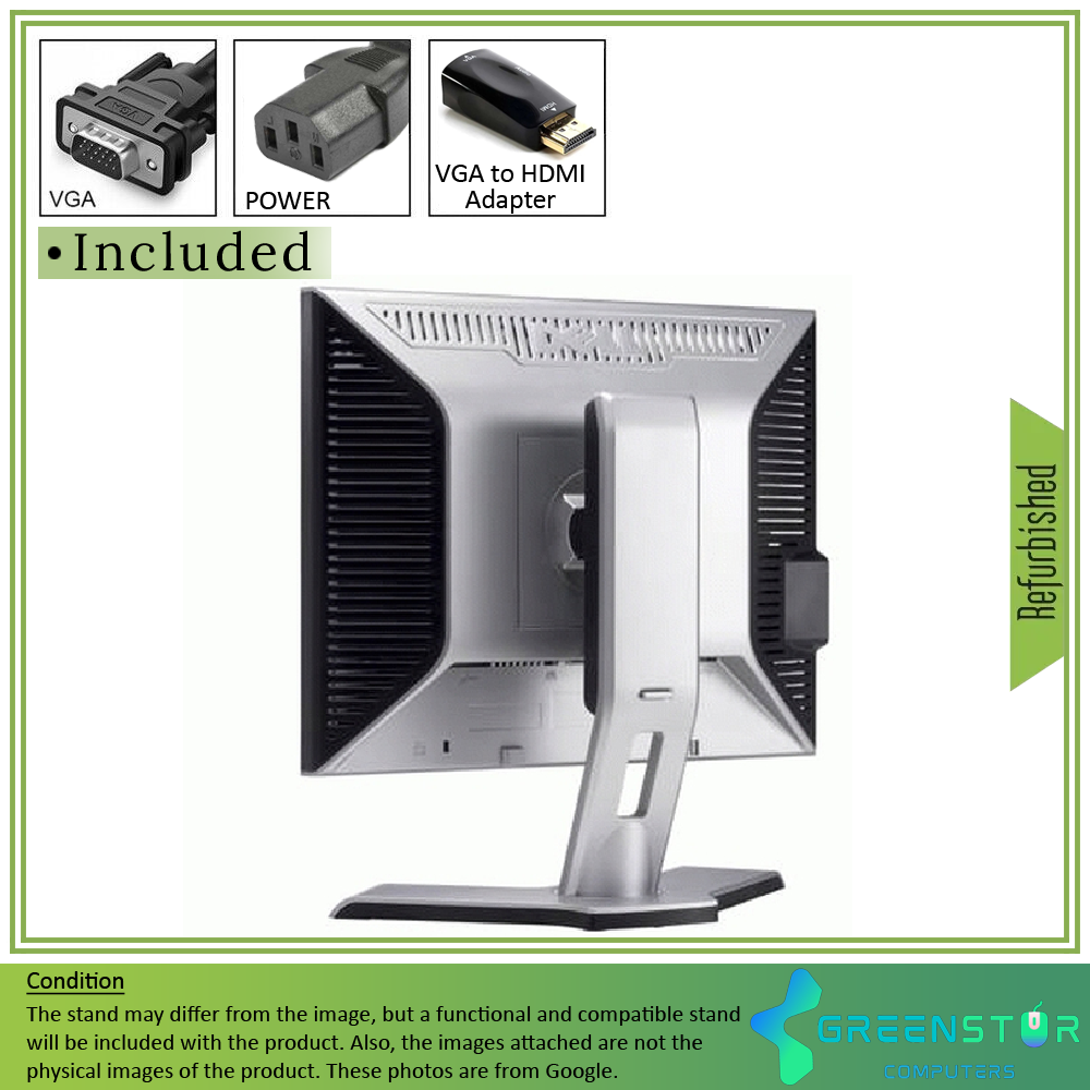 Refurbished(Good) - Dell UltraSharp 1708FP 17" (Squre) 1280x1024 flat panel LCD Monitor
