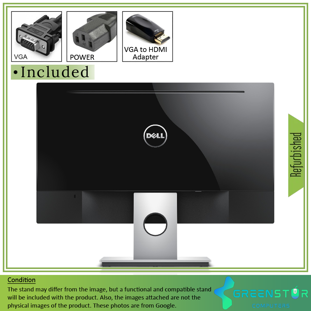 Refurbished(Good) - Dell E-Series E2216H 22" Widescreen 1920x1080 FHD LED Backlight LCD TN Monitor | VGA, DisplayPort