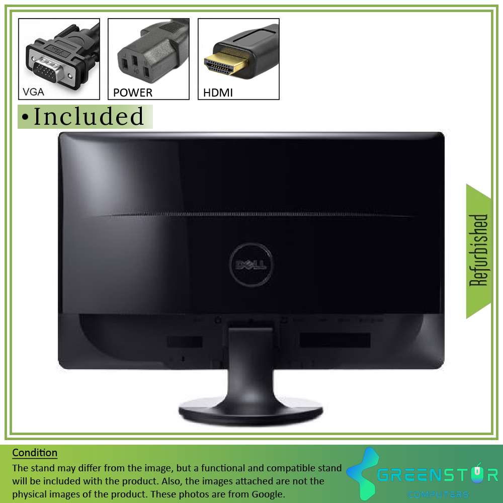 Refurbished(Good) - Dell ST2320LF 23" Widescreen 1920x1080 FHD LED Backlight LCD TN Flat Panel Monitor | VGA, DVI, HDMI