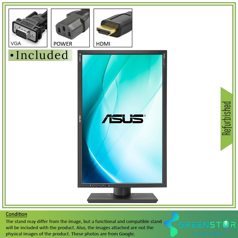 Refurbished(Good) - ASUS ProArt Display PA248Q 24.1" 1920x1200 Adaptive-Sync IPS LCD Monitor