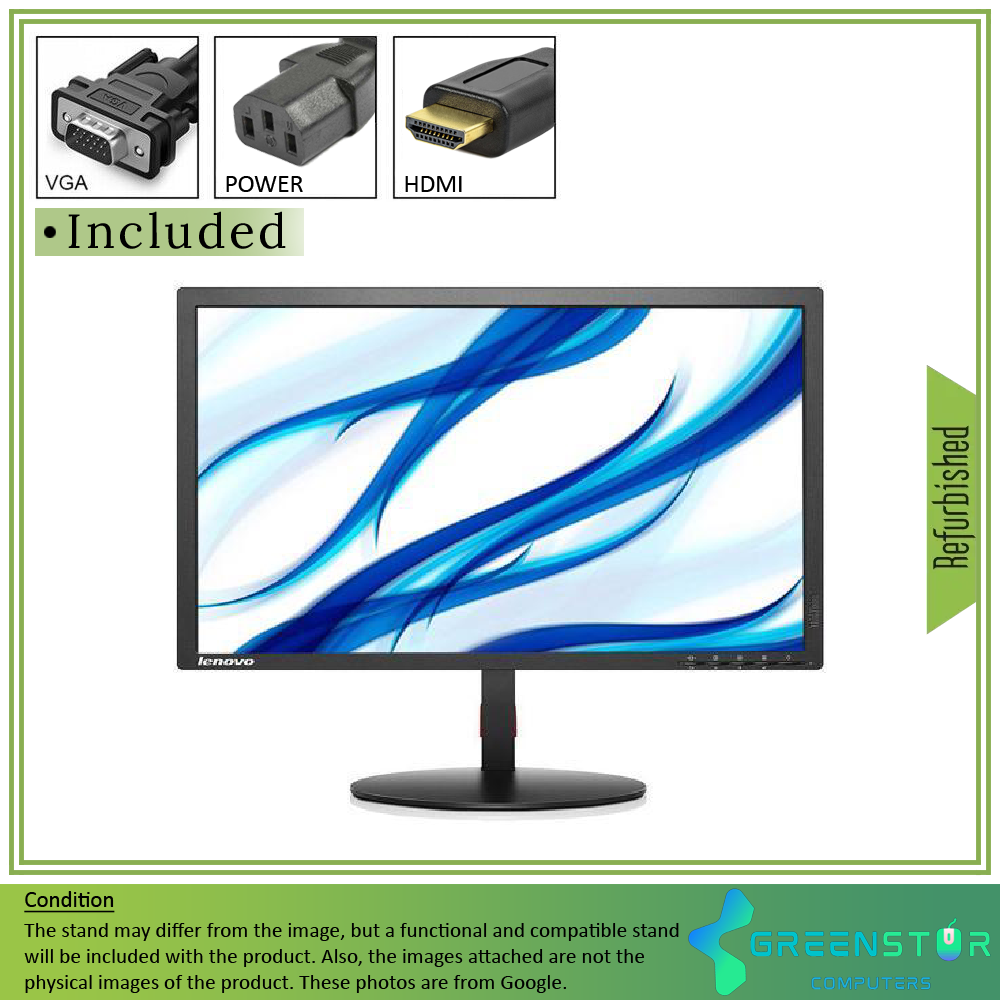 Refurbished(Good) - LENOVO T2224PD 21.5-inch Widescreen 1920 x 1080 FHD LED Backlit LCD Monitor