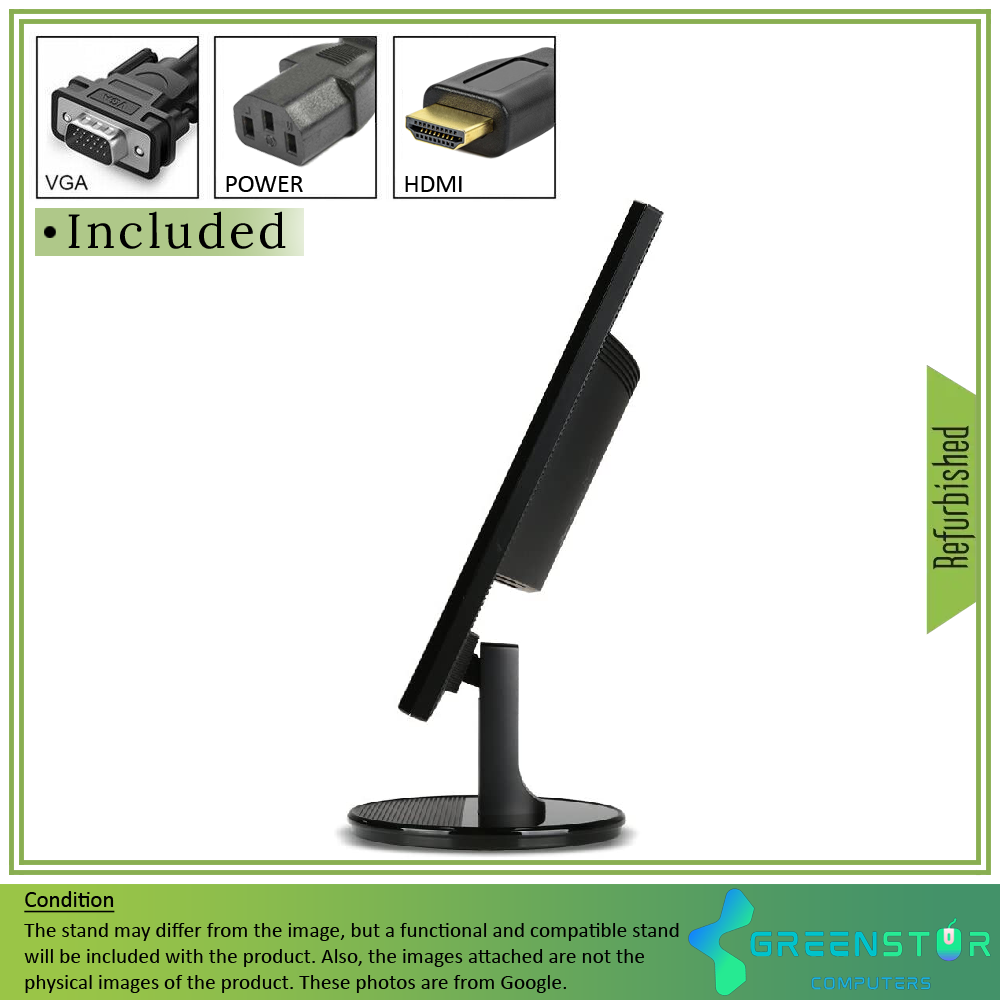 Refurbished(Good) - Acer K2 Series K242HQL 23.6" Widescreen 1920x1080 FHD LED Backlight LCD TN Panel Monitor | VGA , HDMI, DVI