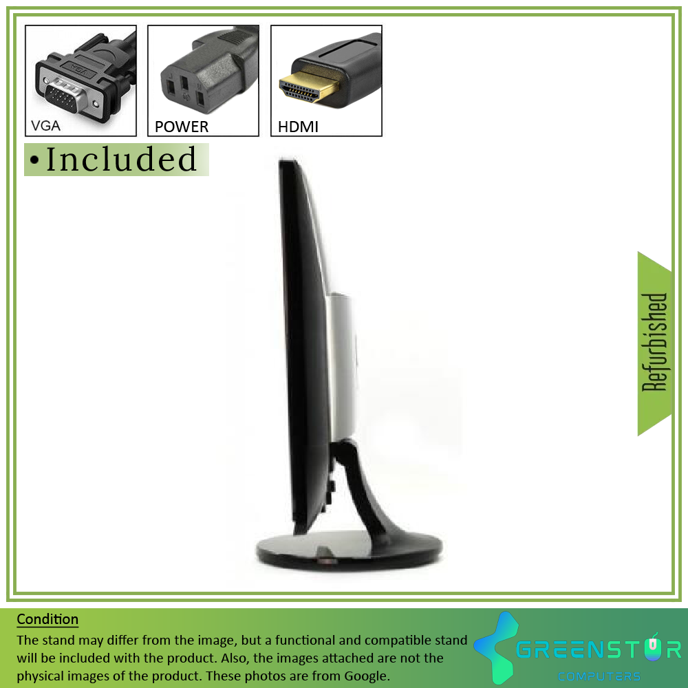 Refurbished(Good) - Dell ST2320LF 23" Widescreen 1920x1080 FHD LED Backlight LCD TN Flat Panel Monitor | VGA, DVI, HDMI