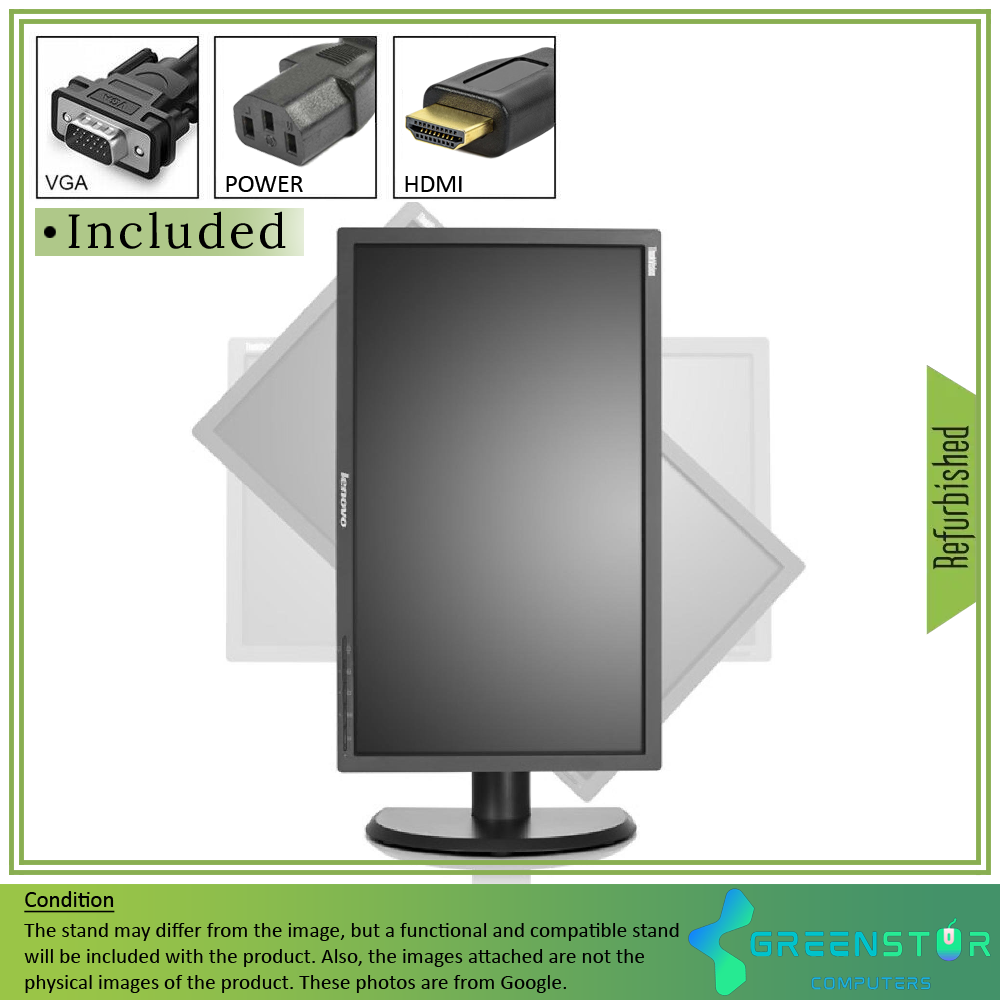 Refurbished(Good) - LENOVO T2224PD 21.5-inch Widescreen 1920 x 1080 FHD LED Backlit LCD Monitor