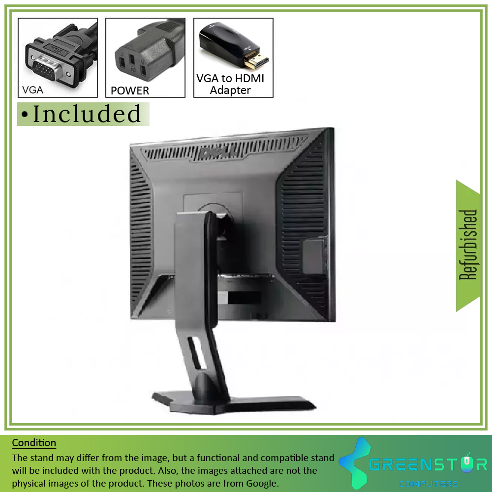Refurbished(Good) - Dell Professional E190SB 19" 1280x1024 Flat Panel Widescreen LCD Monitor