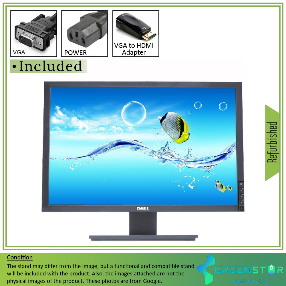 Refurbished(Good) - Dell E2209WC 22" 1680x1050 WideScreen LCD Flat Panel Monitor