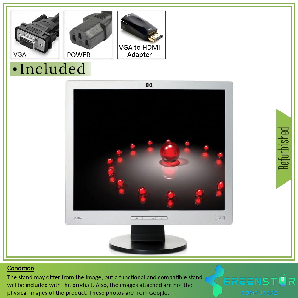 Refurbished(Good) - HP L1906 19" Square 1280x1024 HD+ LCD TN Flat Panel Monitor | VGA