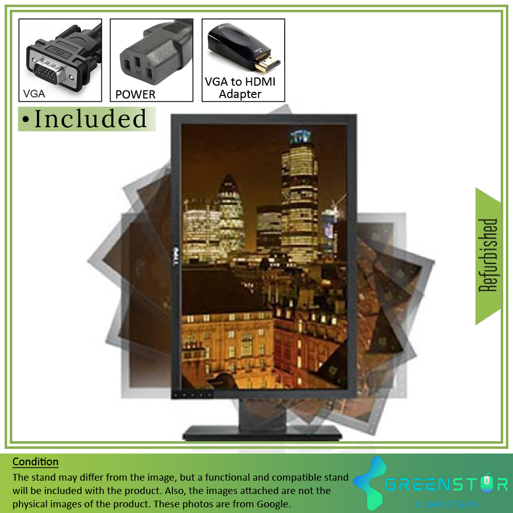 Refurbished(Good) - Dell Professional P2210 22-inch 1680 X 1050 HD Widescreen Flat Panel LCD Monitor