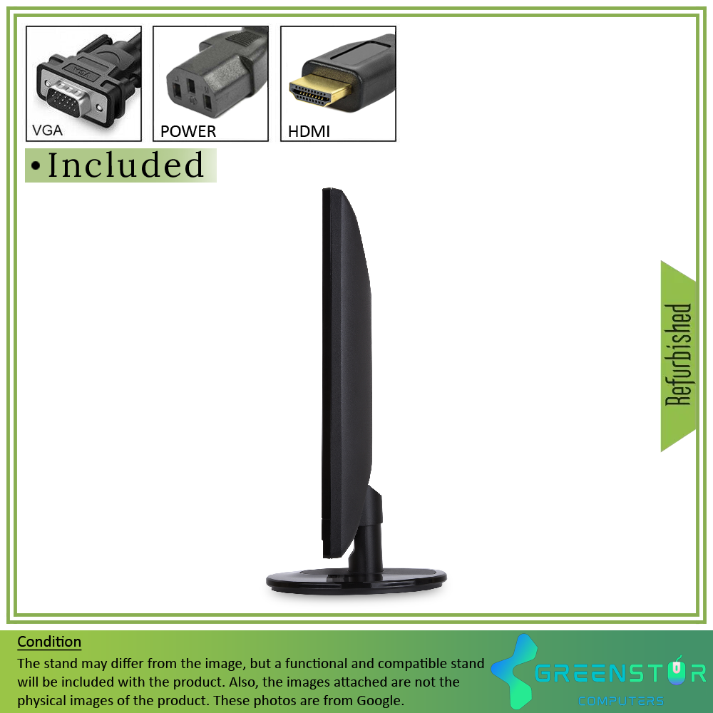 Refurbished(Good) - ViewSonic VA2446MH 24" Widescreen 1920x1080 LED Backlit LCD TN Monitor
