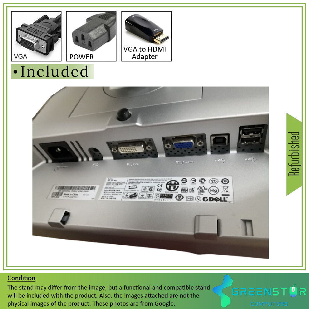 Refurbished(Good) - Dell UltraSharp 1708FP 17" (Squre) 1280x1024 flat panel LCD Monitor