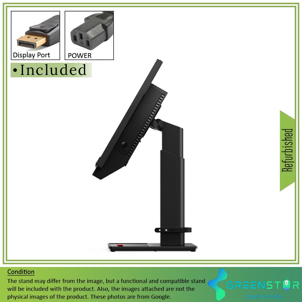 Refurbished(Good) - Lenovo ThinkCentre TIO22GEN4 21.5" Widescreen 1920x1080 LED Backlit IPS Monitor