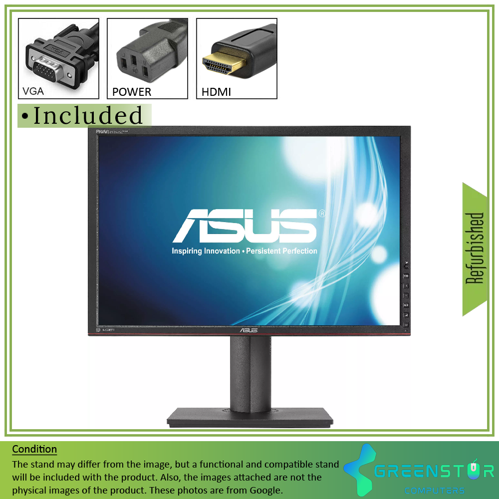 Refurbished(Good) - ASUS ProArt Display PA248Q 24.1" 1920x1200 Adaptive-Sync IPS LCD Monitor