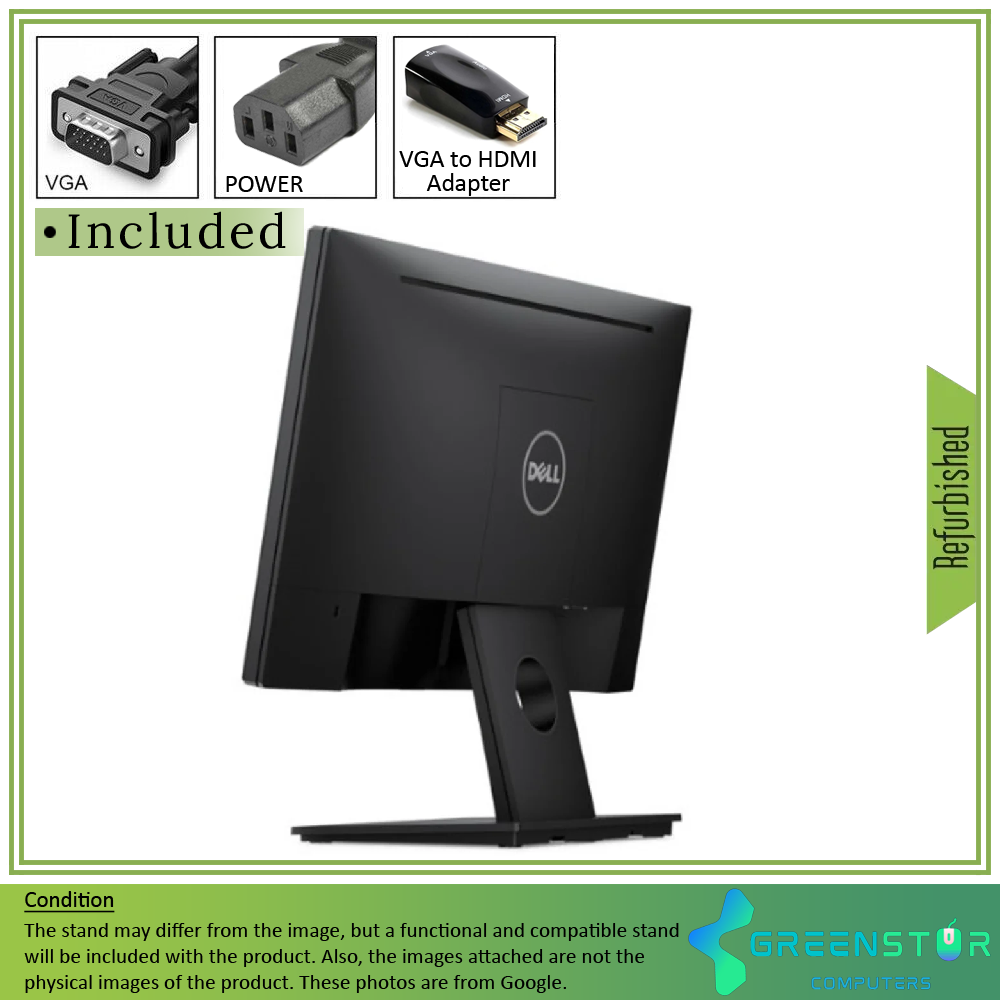 Refurbished(Good) - Dell E-Series E2016H 19.5" Widescreen 1600x900 HD LED Backlit LCD Monitor