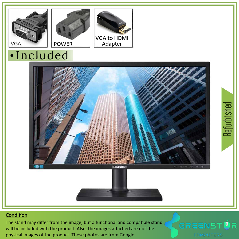 Refurbished(Good) - Samsung SE650 Series S24E650XL 24"Wide 1920x1080 FHD LED Business PLS Monitor