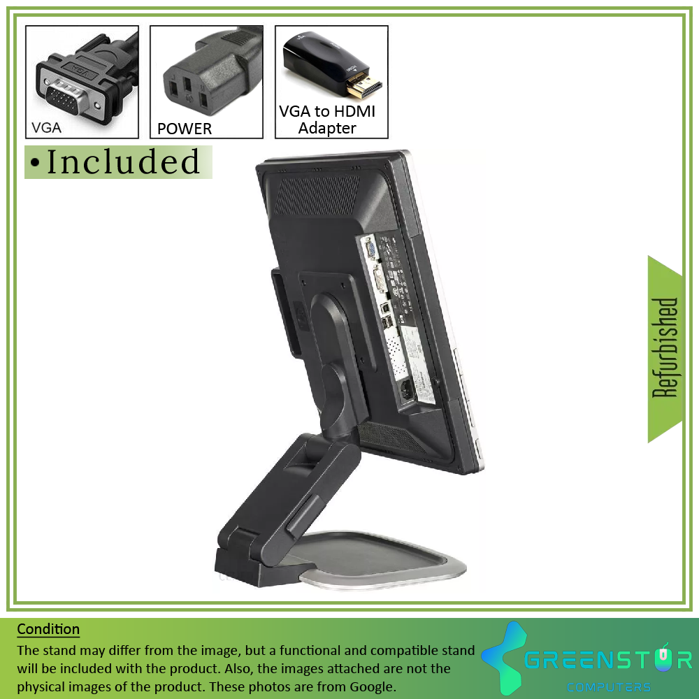 Refurbished(Good) - HP L1950 19" Squre 1280x1024 HD+ LCD TN Flat Panel Monitor | VGA, DVI
