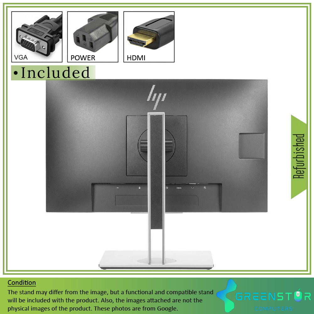 Refurbished)Good) - HP EliteDisplay E223 21.5" Widescreen 1920x1080 FHD LED Backlit IPS Monitor