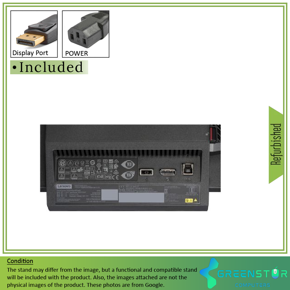 Refurbished(Good) - Lenovo ThinkCentre TIO22GEN4 21.5" Widescreen 1920x1080 LED Backlit IPS Monitor