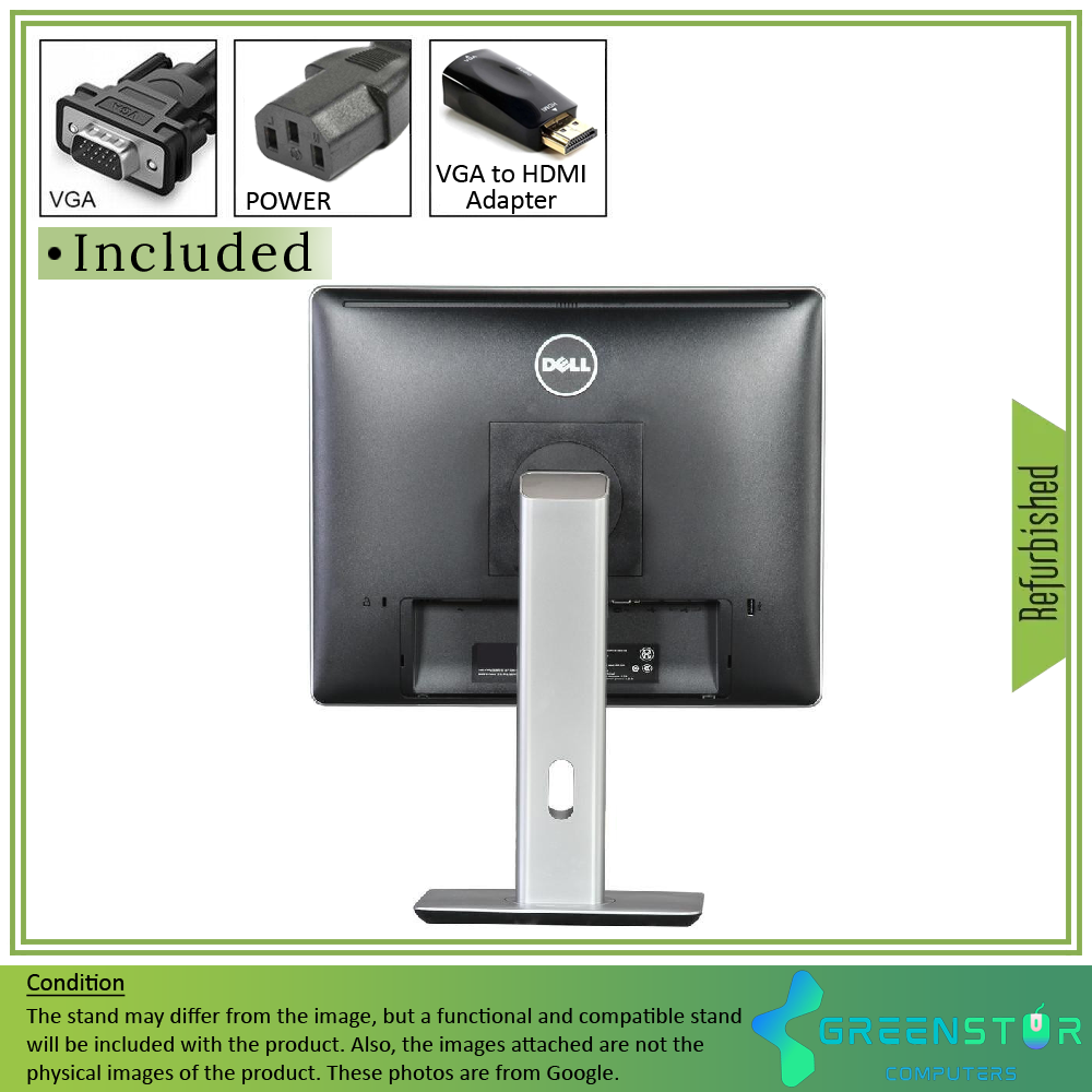 Refurbished(Good) - Dell P1914S 19" Squre 1280x1024 HD+ LED Backlight LCD IPS Monitor