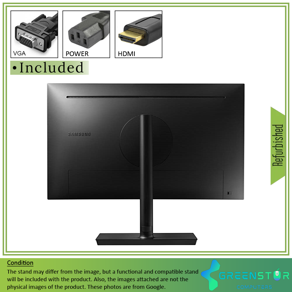 Refurbished(Good) -Samsung (S27H650FD) SH650 Series 27" Widescreen 1920x1080 LED backlit LCD IPS Monitor | VGA, HDMI, DisplayPort
