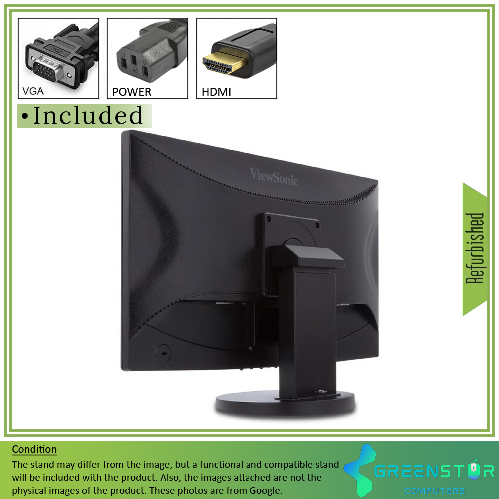 Refurbished(Good) - ViewSonic VG2233SMH 22" Wide 1920x1080 Business LED Backlit LCD IPS Monitor