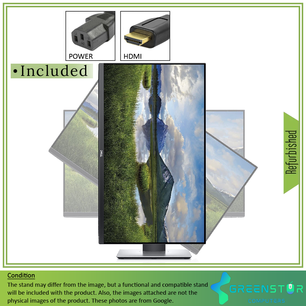 Refurbished(Good) - Dell P2719HC 27" Widescreen 1920 x 1080 FHD ultrathin bezel LED Backlight IPS Monitor