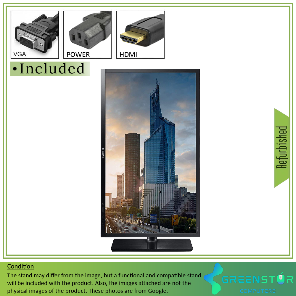 Refurbished(Good) -Samsung (S27H650FD) SH650 Series 27" Widescreen 1920x1080 LED backlit LCD IPS Monitor | VGA, HDMI, DisplayPort