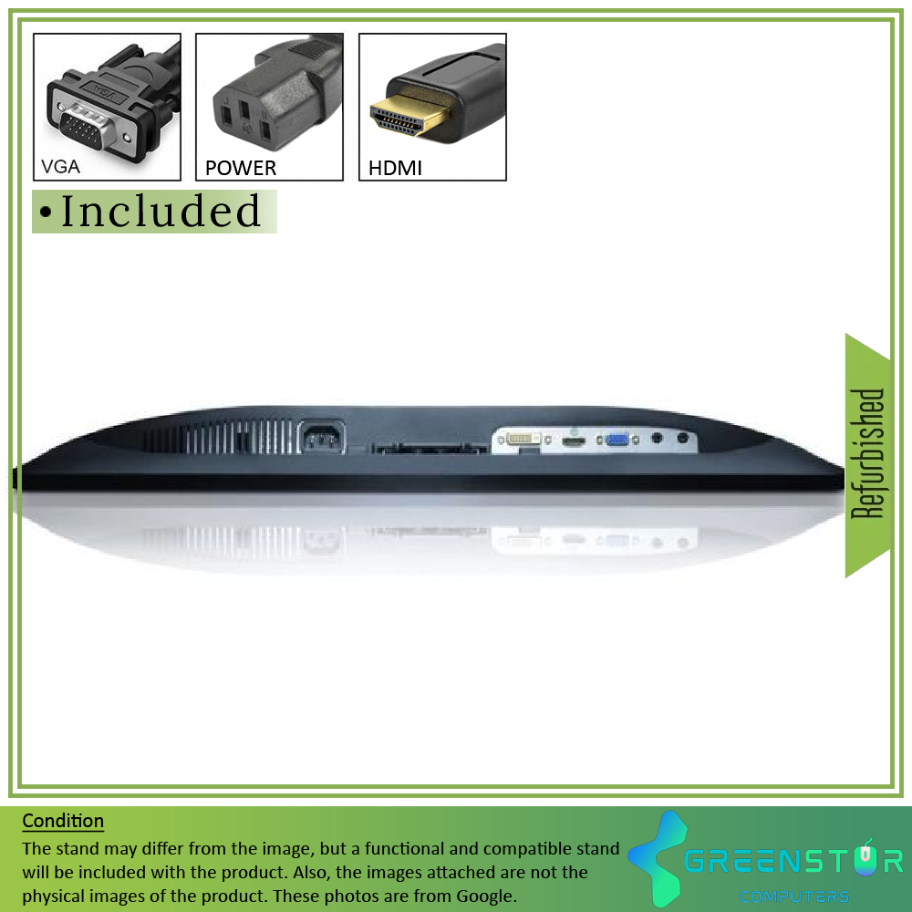 Refurbished(Good) - Dell ST2320LF 23" Widescreen 1920x1080 FHD LED Backlight LCD TN Flat Panel Monitor | VGA, DVI, HDMI