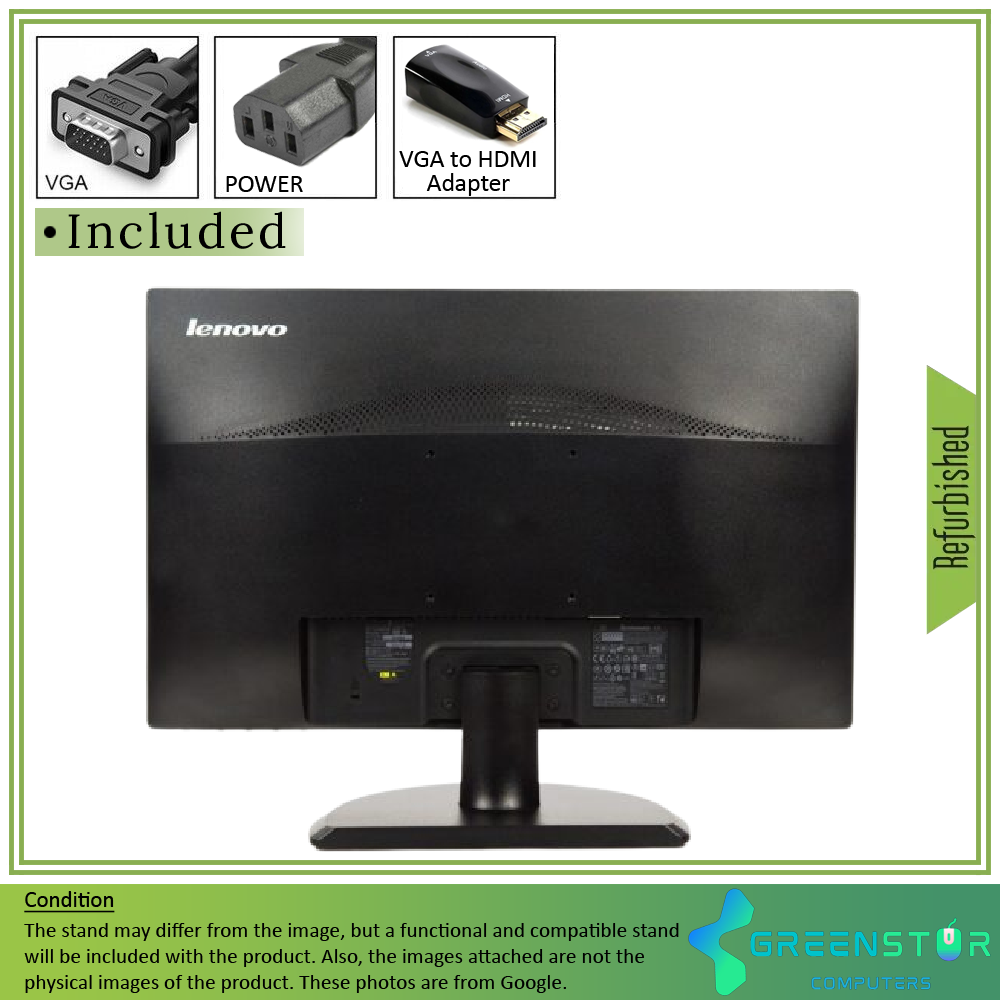 Refurbished(Good) - Lenovo ThinkVision E2223WA 22-inch 1920x1080 Full HD Backlit LCD Monitor