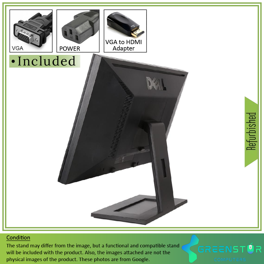 Refurbished(Good) - Dell E2011Ht 20" 1600x900 Widescreen Flat Panel LED backlight LCD Monitor | VGA, DVI
