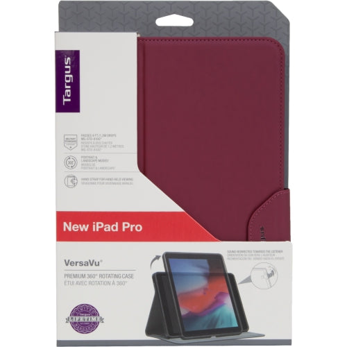 Targus Versavu THZ74413GL Carrying Case (Flip) for Apple 11" iPad Pro (2017) - Burgundy-Open Box