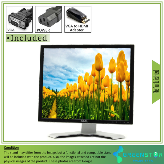 Refurbished(Good) - Dell UltraSharp 1907FP 19" Square 1280x1024 HD+ LCD TN Flat Panel Monitor | VGA, DVI