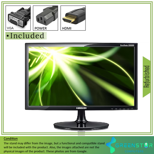 Refurbished(Good) - Samsung S22B300H 21.5" Widescreen 1920X1080 FHD LED Backlit LCD TN Monitor | VGA, HDMI