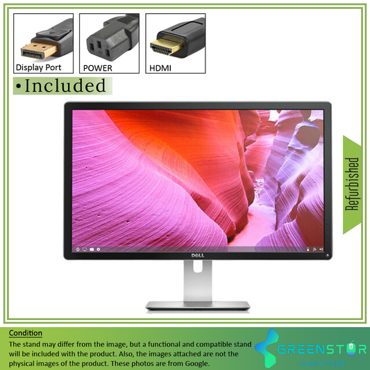 Refurbished(Good) - Dell P2715Q 27" Widescreen 3840x2160 Ultra HD 4K LED Backlight IPS LCD Monitor : HDMI | Display Port | USB 3.0