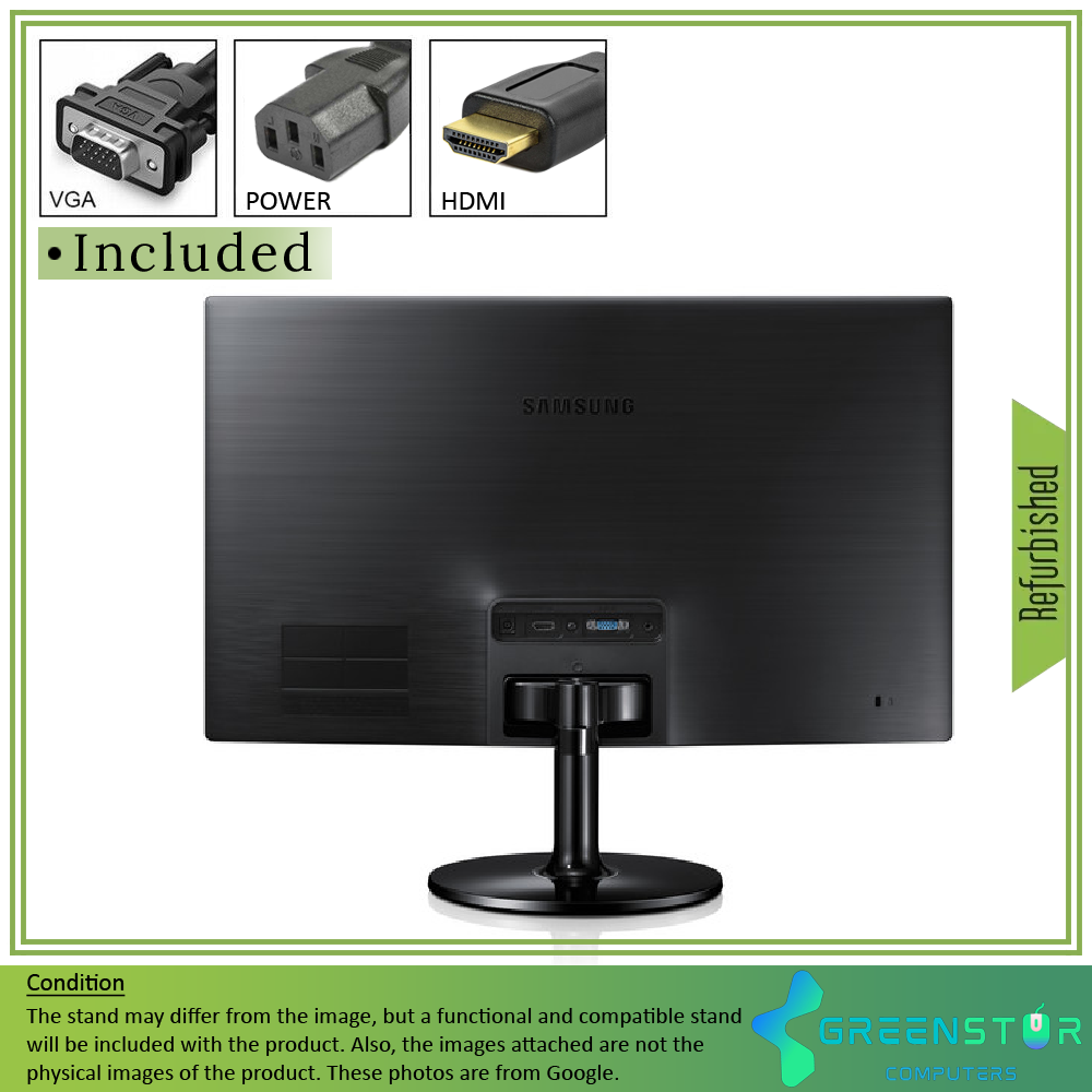 Refurbished(Good) - Samsung S24C350HL 23" Widescreen 1920x1080 LED Backlight IPS LCD Monitor | VGA D-Sub, HDMI