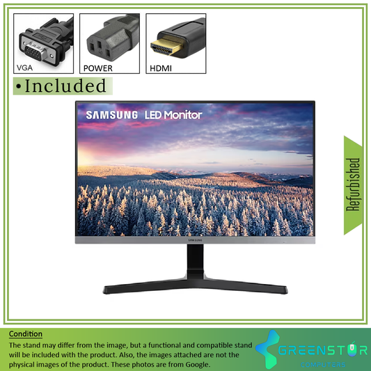 Refurbished(Good) - Samsung SR24R Series S24R350FHN 23.8'' Widescreen 1920x1080 Full HD LED Backlight IPS Business Monitor | VGA |  HDMI