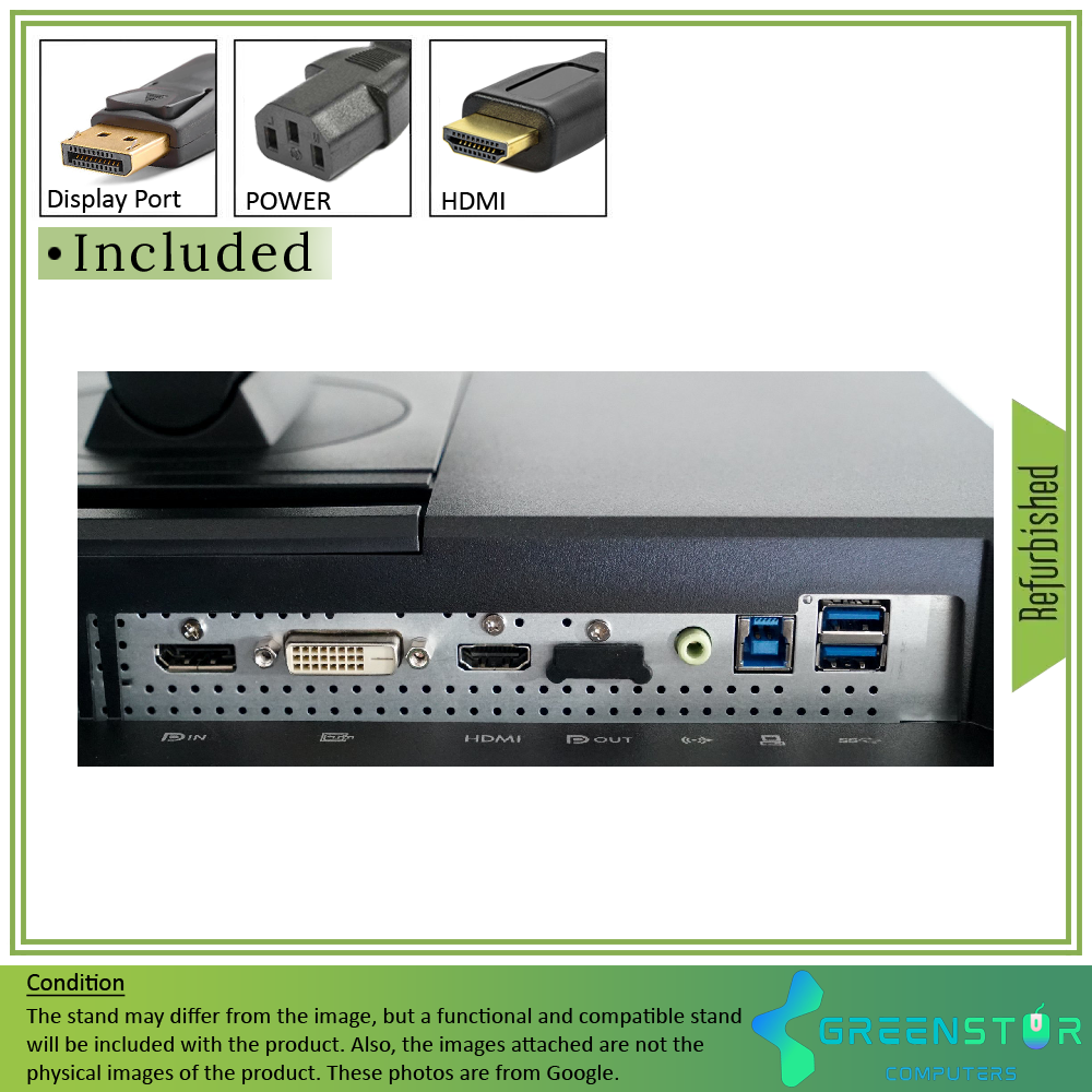 Refurbished(Good) - HP DreamColor Z24x G2 24" Widescreen 1920x1200 LED backlight IPS LCD Monitor : DVI- D |  DisplayPort |  HDMI