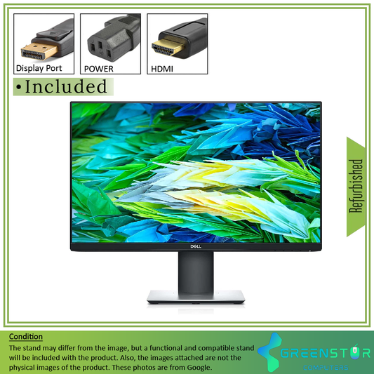 Refurbished(Good) - Dell P2421D 23.8" Widescreen 2560x1440 2K LED Backlight IPS Monitor | HDMI | Display Port